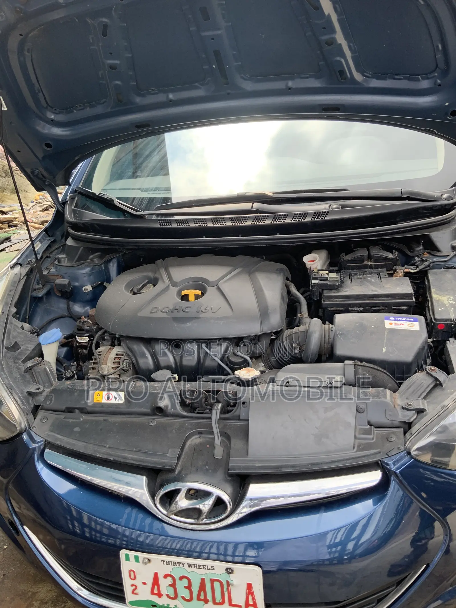 Hyundai Elantra Sport 4dr Sedan (2.0L 4cyl 6A) 2014 Blue