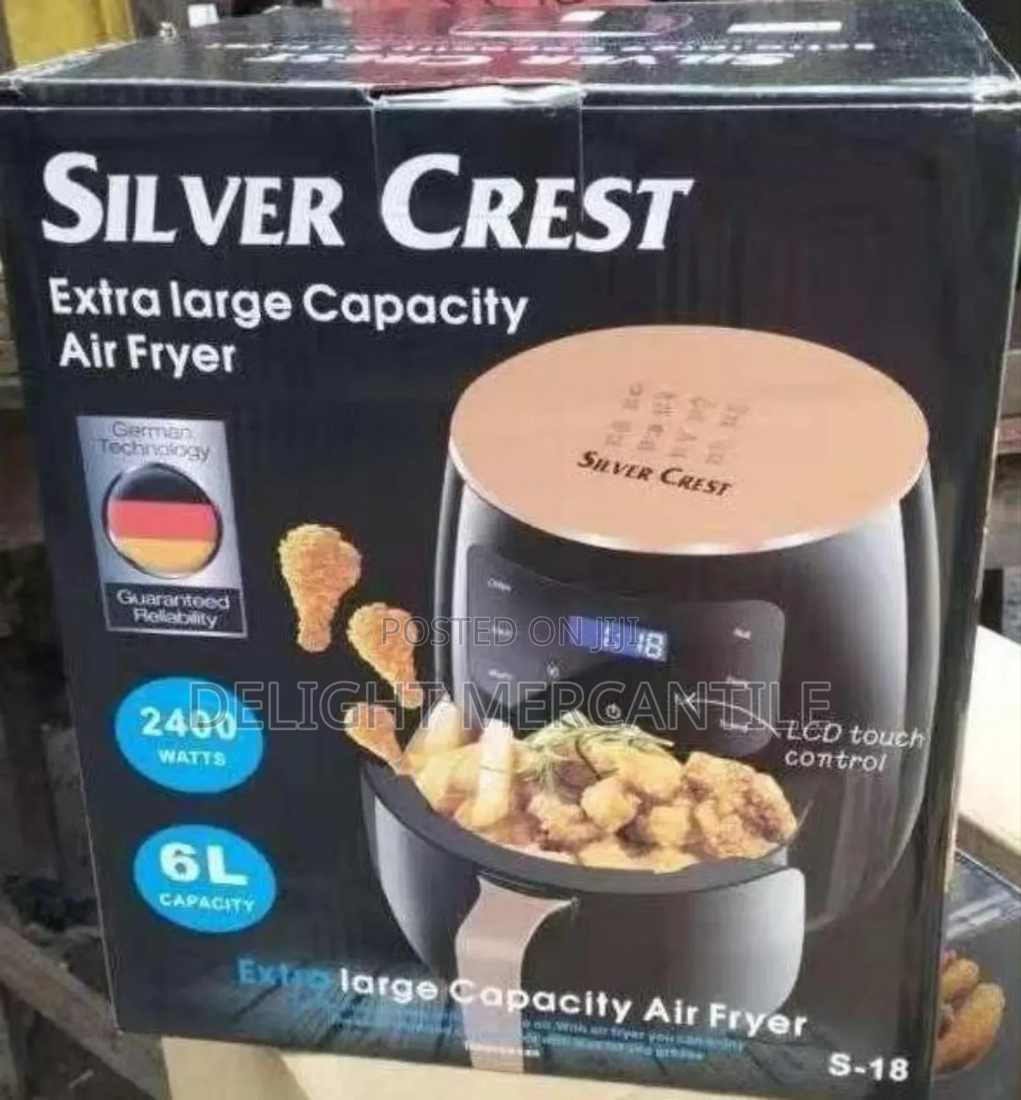 6 Liters Silver Crest Air Fryer