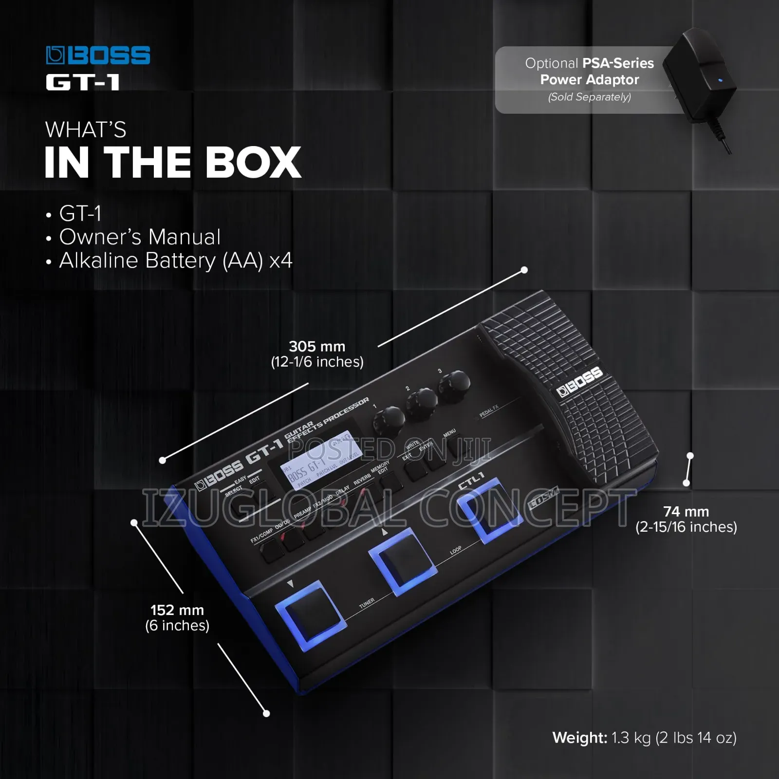 Boss Gt-1 Guitar Effects Processor