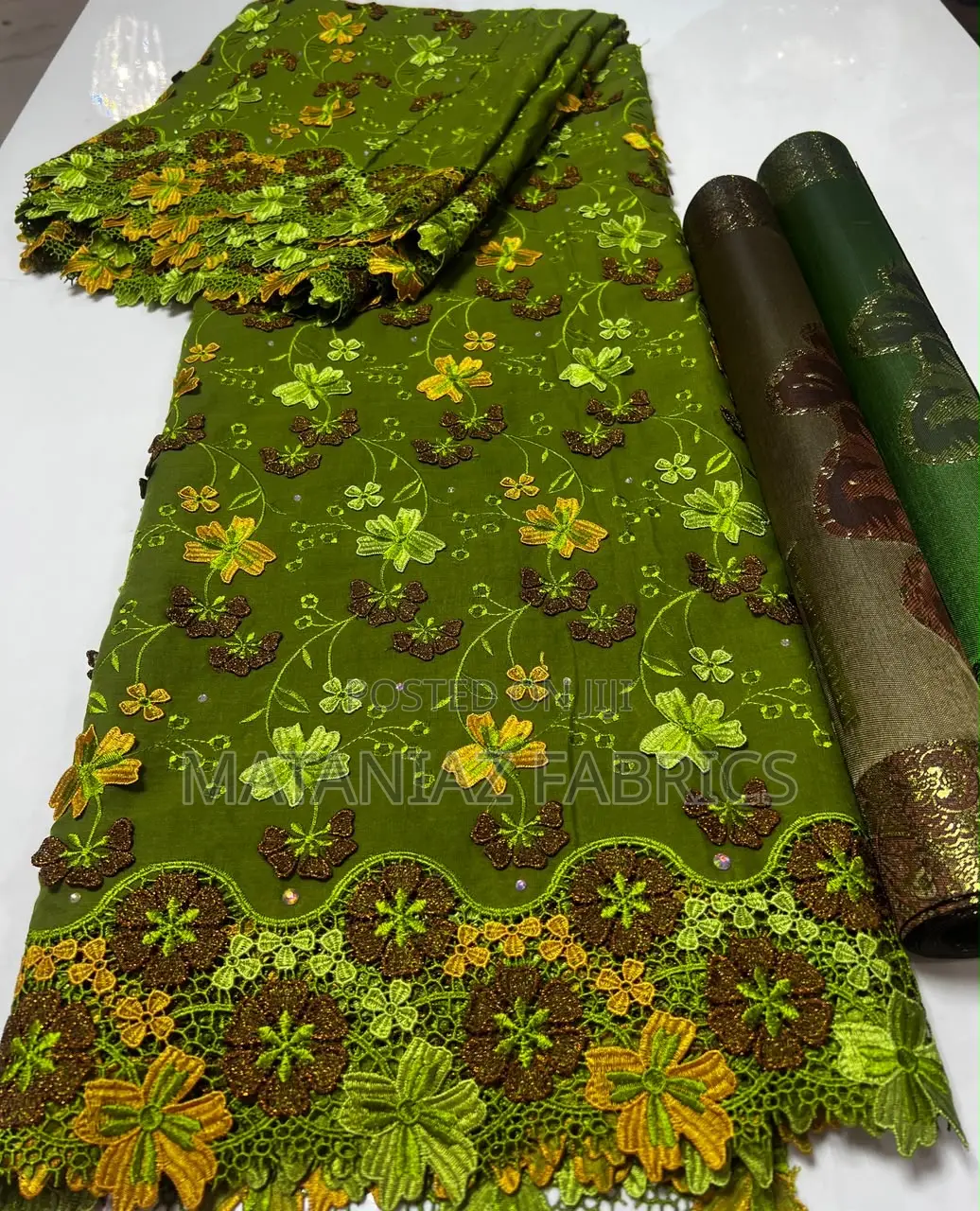 Floral Guipure Lace Fabric