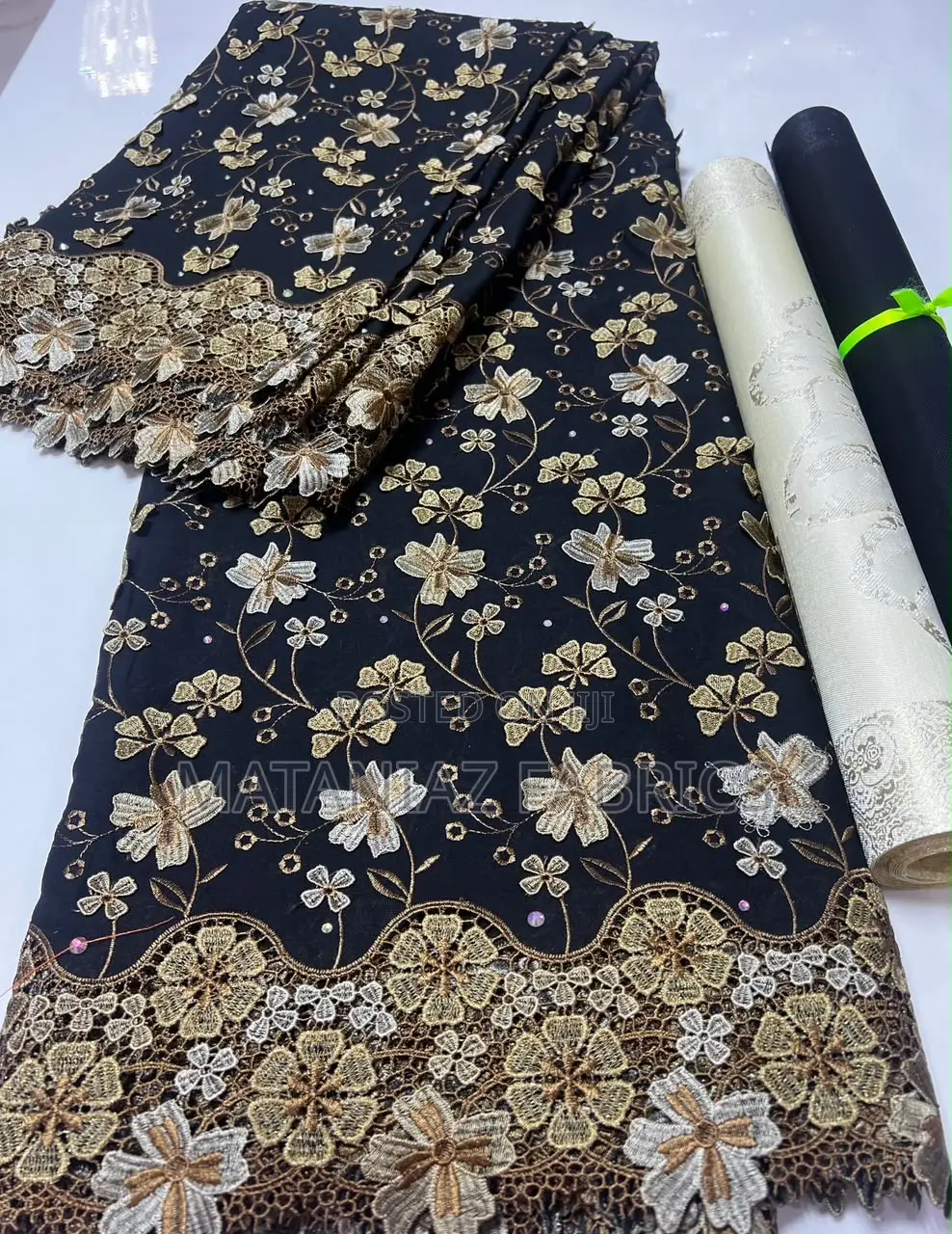 Floral Guipure Lace Fabric