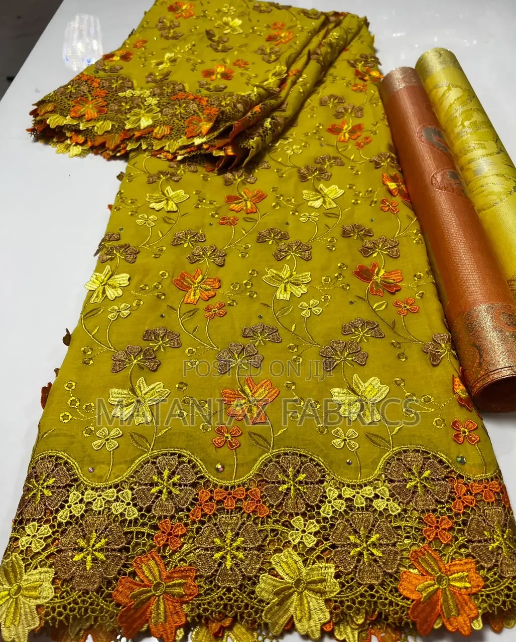 Floral Guipure Lace Fabric