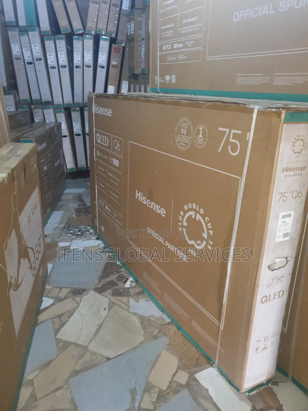 75" Qled Hisense Smart Television