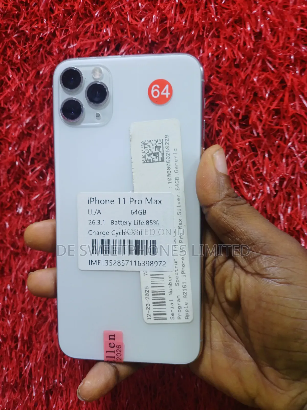 Apple iPhone 11 Pro Max 64 GB White