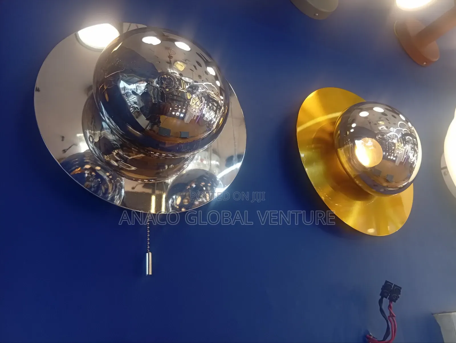 Nordic Wall Bracket Light Silver and Gold