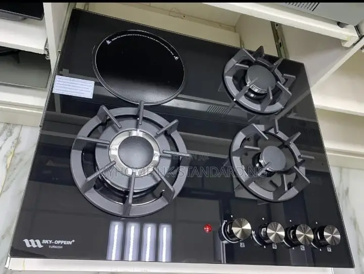 Turkish Built-in Gas 60cm Cooker 3 Gas Burners and 1 Electric Hotplate