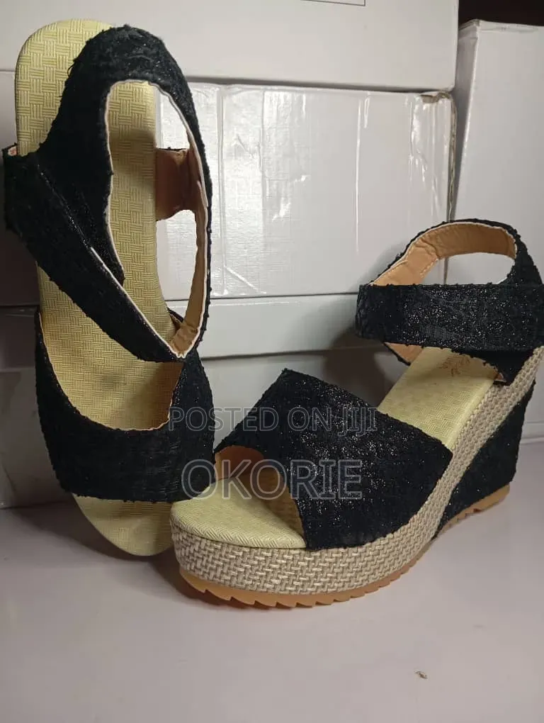 Successful High-Heeled Wedge Mesh Peep-Toe Sandals for Women,