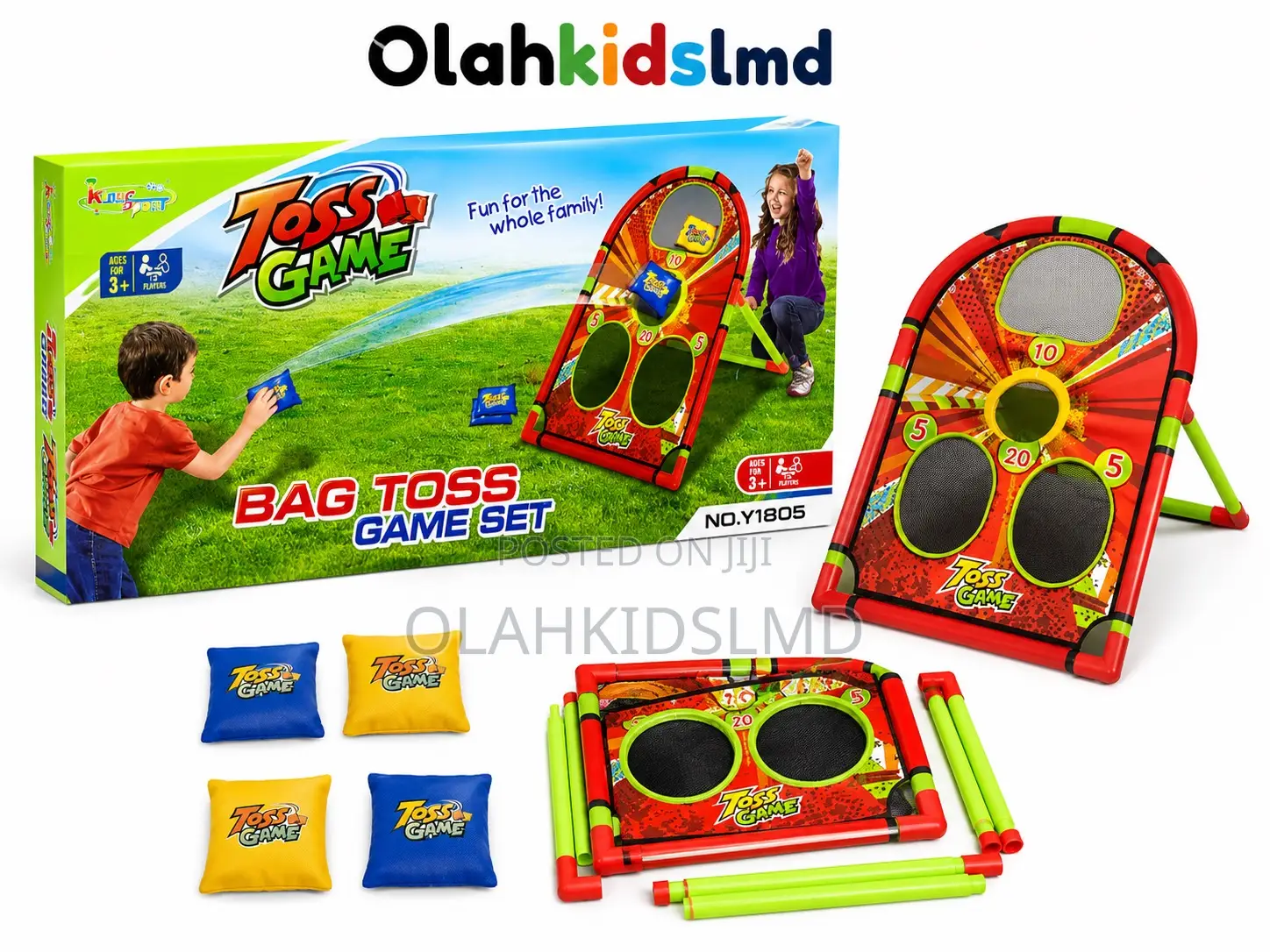 Bag Toss Game Set – Outdoor Bean Bag Target Game For Kids Family