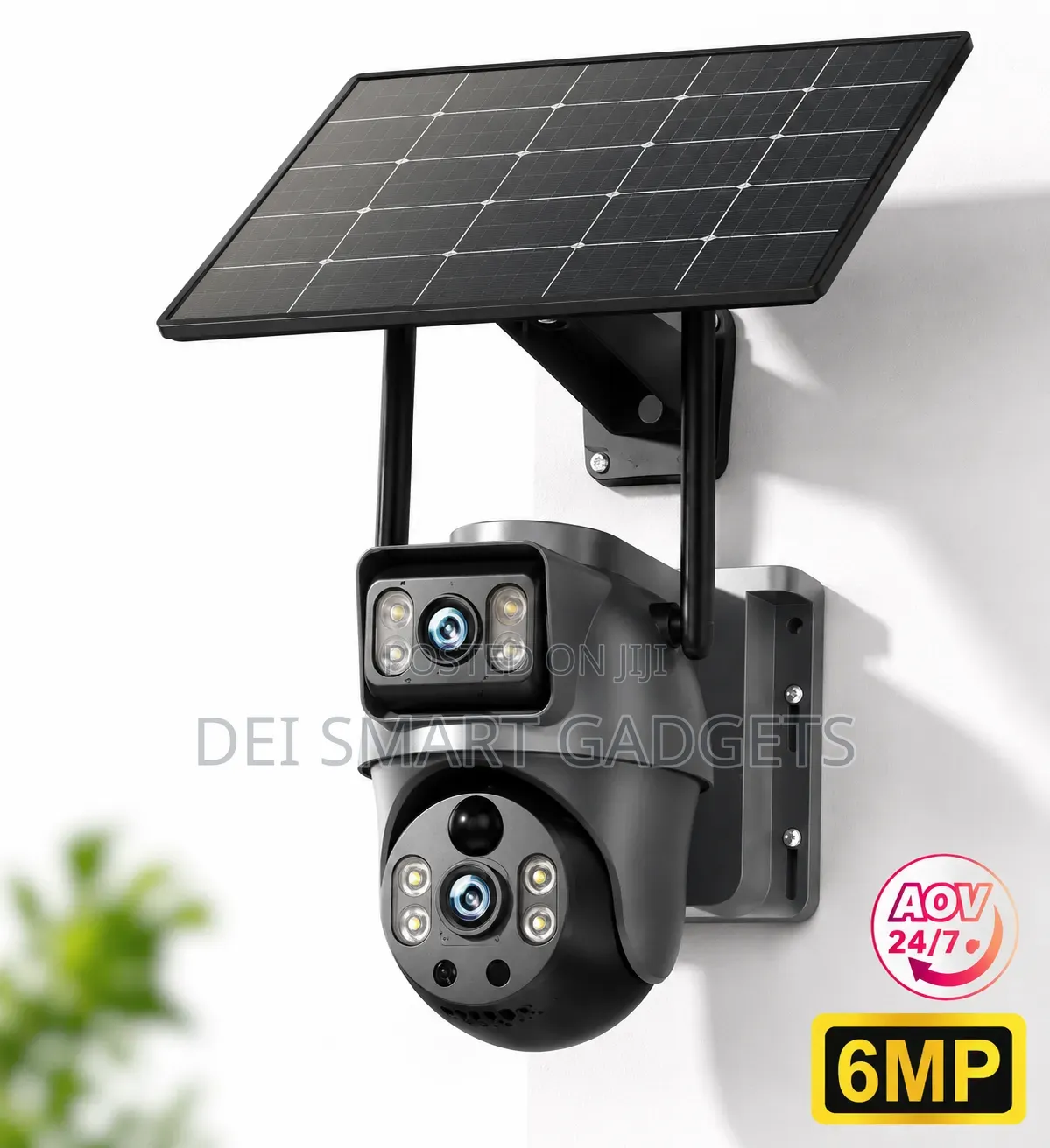 4g Dual Lens Solar PTZ Camera 6mp V380max