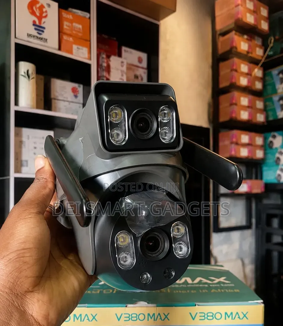 4g Dual Lens Solar PTZ Camera 6mp V380max