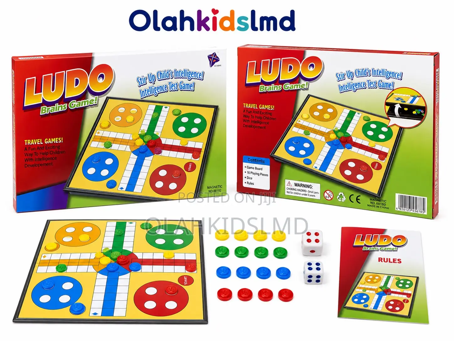 Ludo Brains Game – Magnetic Travel Board Game For Kids, Intelligence