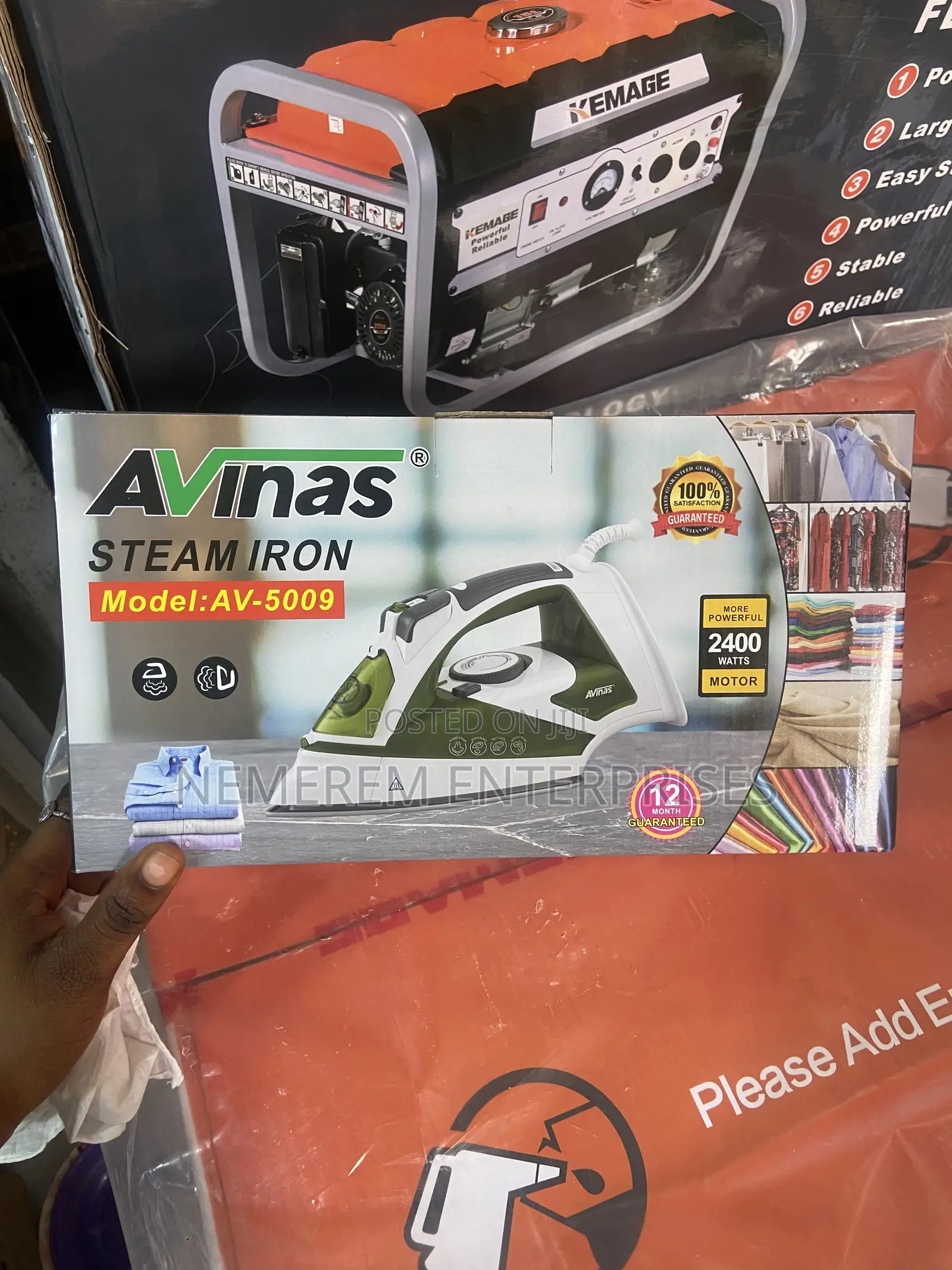 Avinas Av-5009 Professional Steam Iron - 2400w