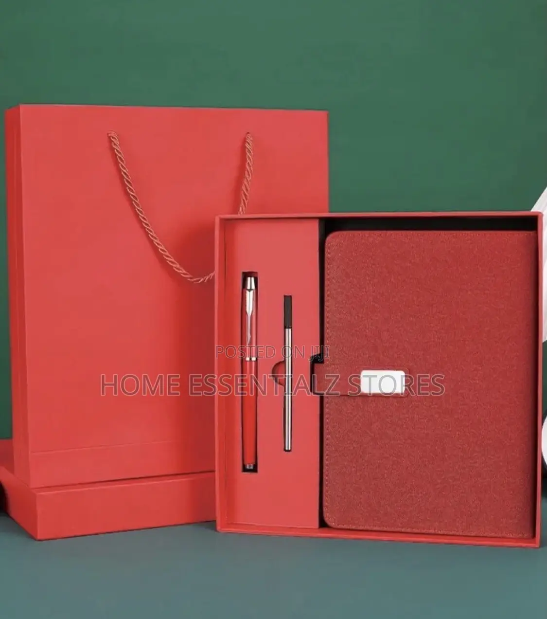 2-in-1 Pu Leather Notebook Metal Pen Gift Set - Corporate Gift Set