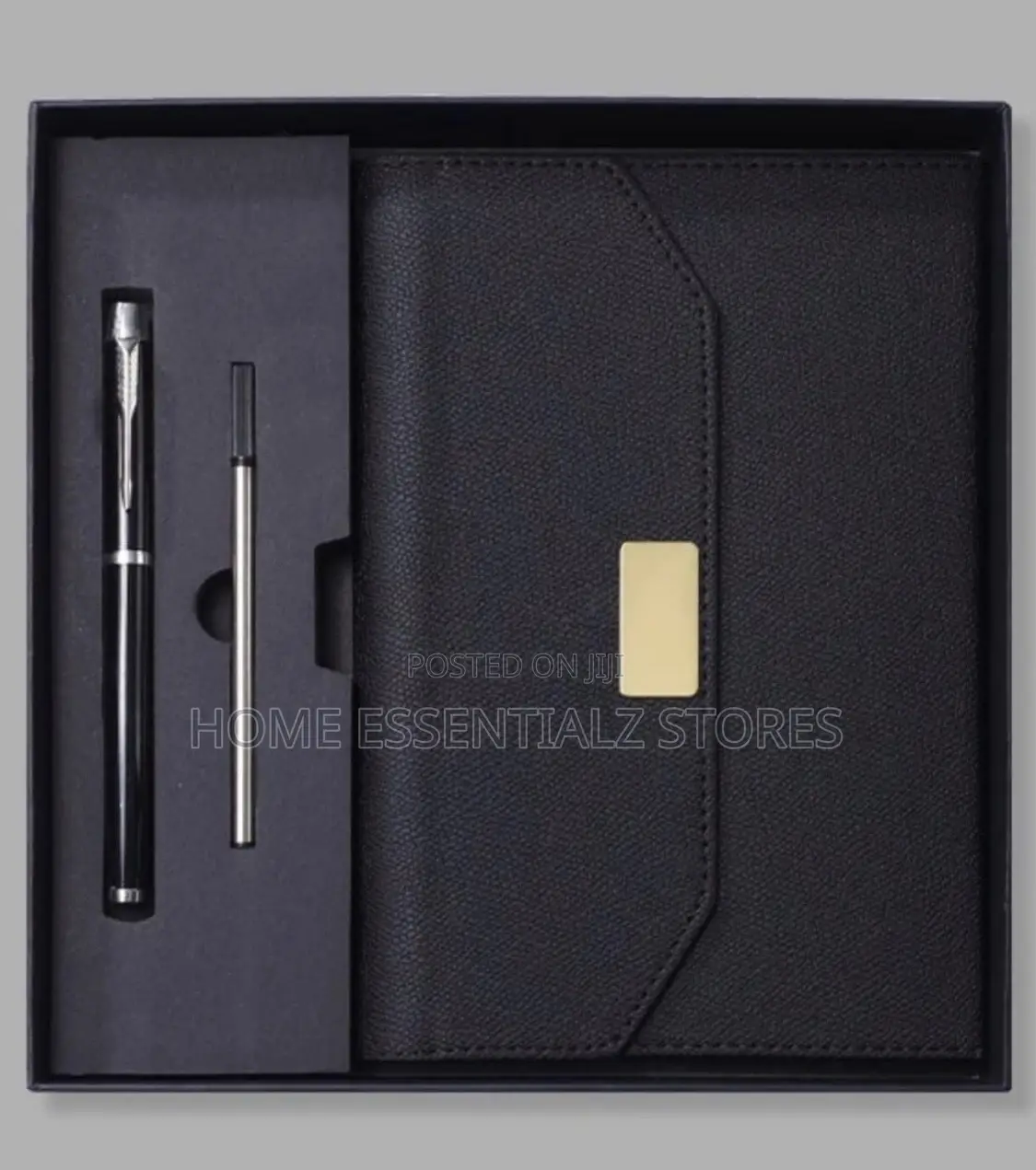2-in-1 Pu Leather Notebook Metal Pen Gift Set - Corporate Gift Set