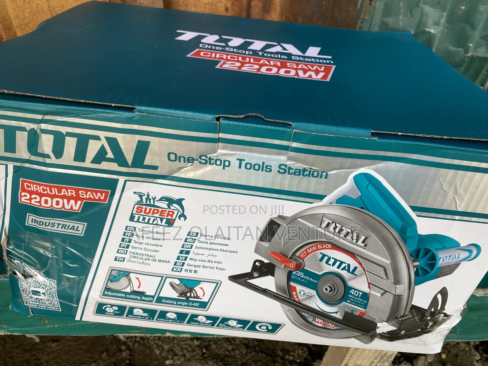 Total Circular Saw 2200w
