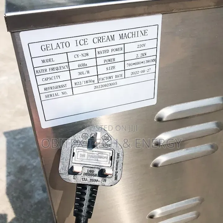 Commercial Italian Hard Ice Cream Gelato Batch Freezer Machine