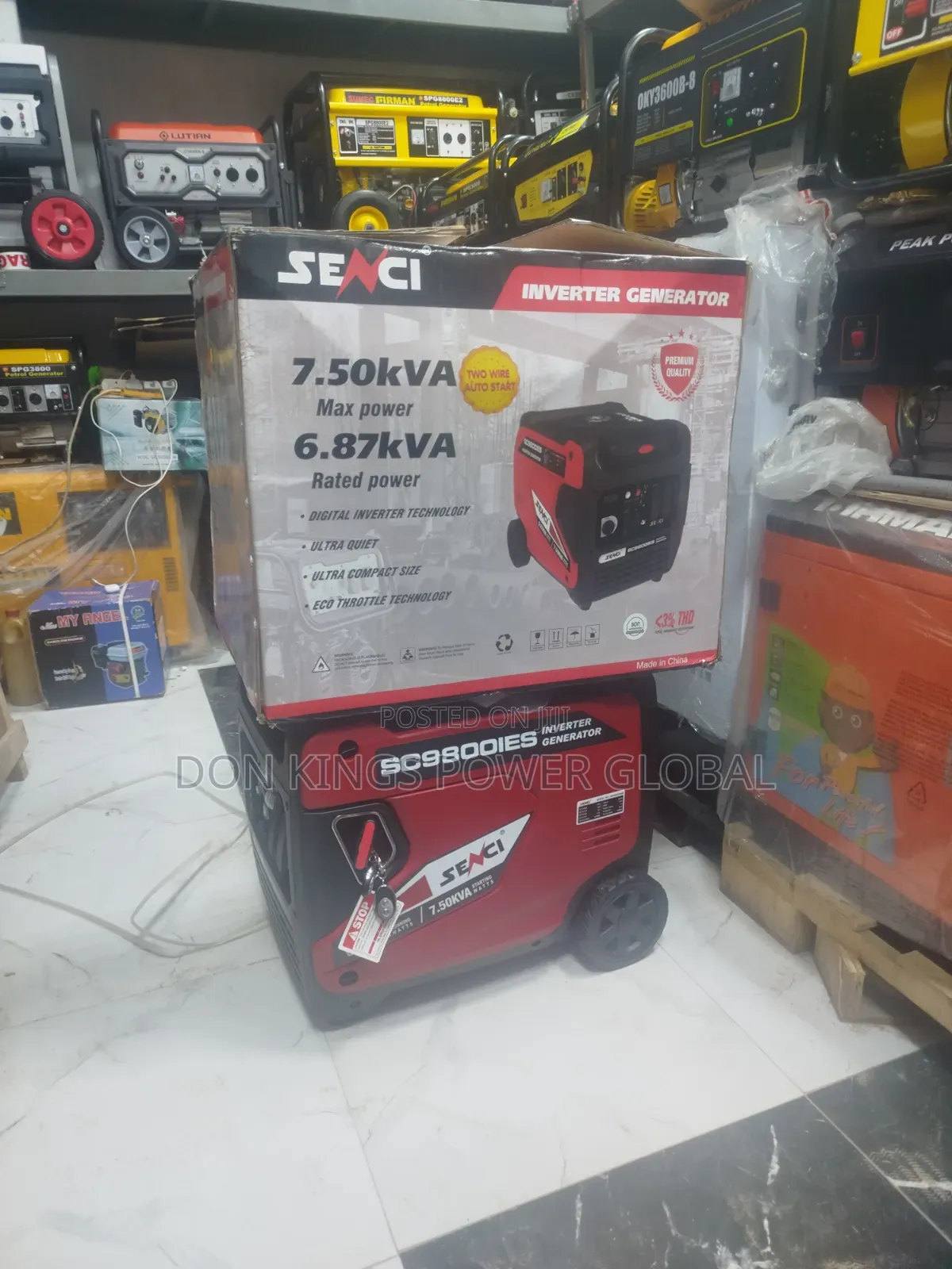 Sensei 7.5kva Silent Inverter Generator