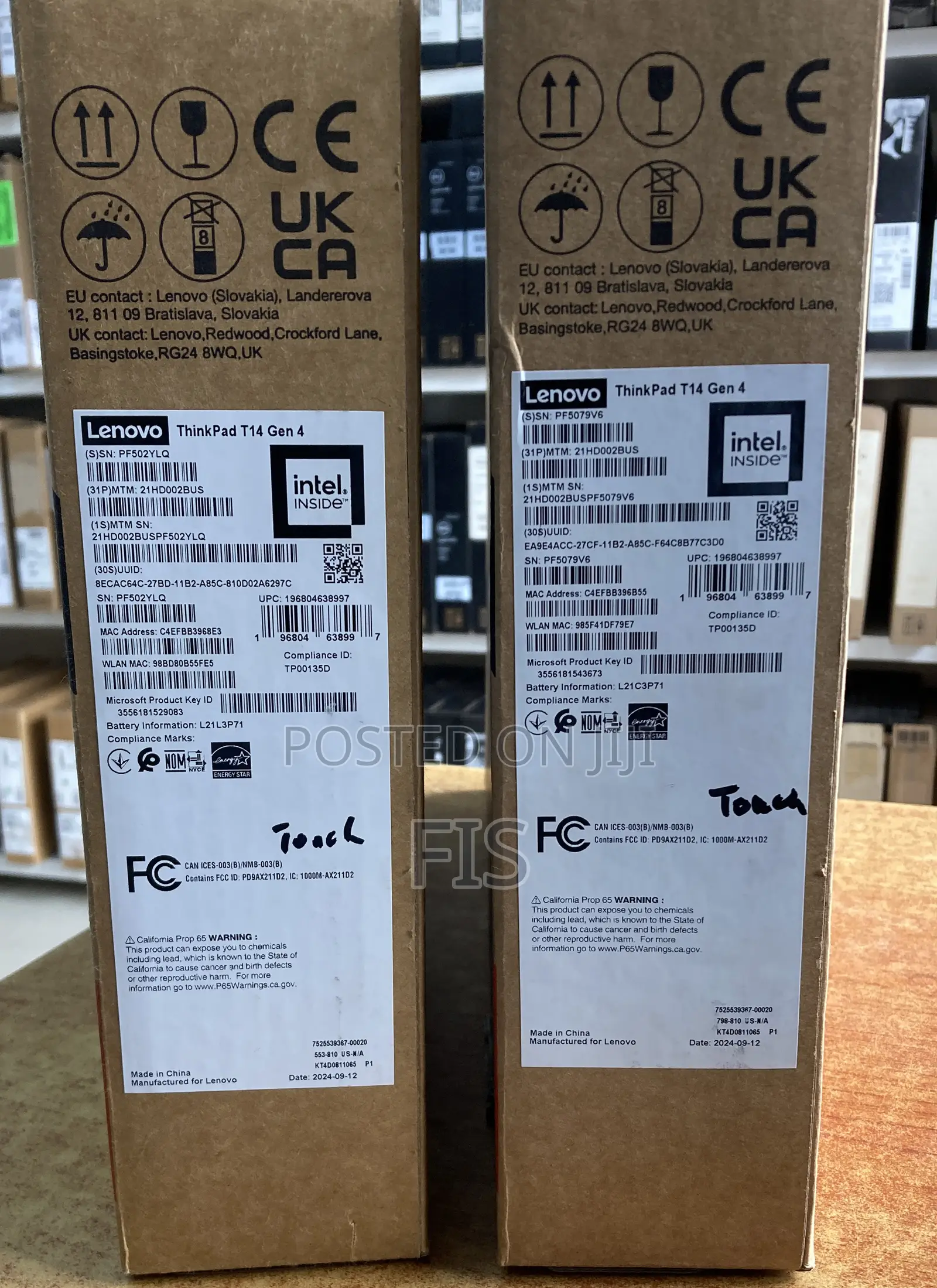 New Laptop Lenovo ThinkPad T14 G4 16GB Intel Core i7 SSD 512GB
