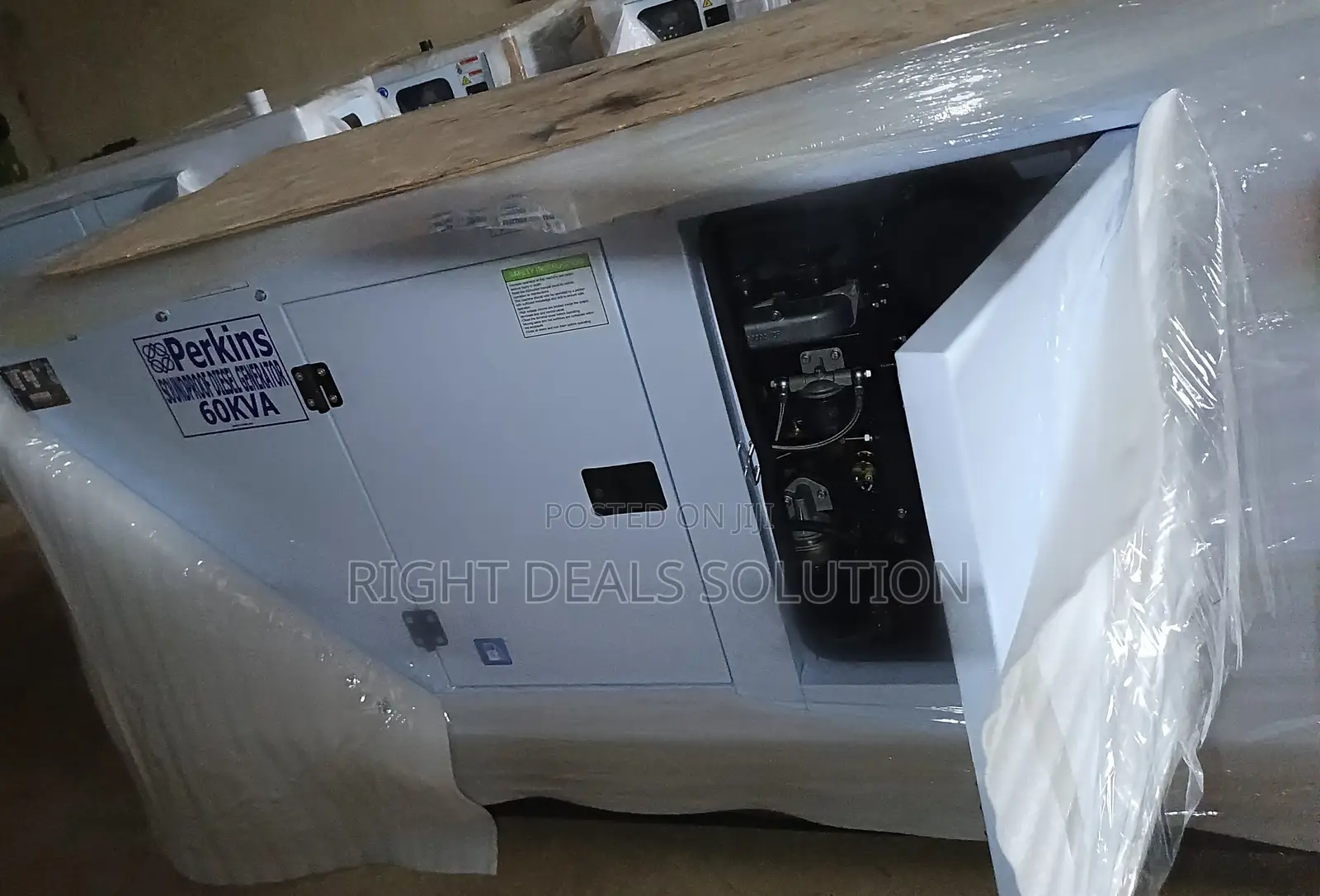 Perkins 60kva Silent Use Generator With Electric Start