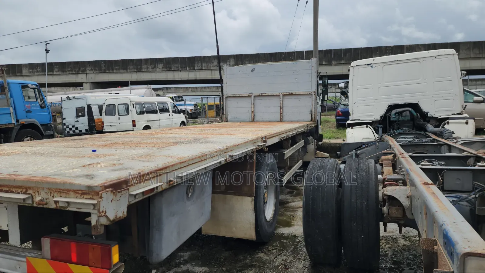 Super Clean Foreign Used Volvo Fl7 Flatbed Truck