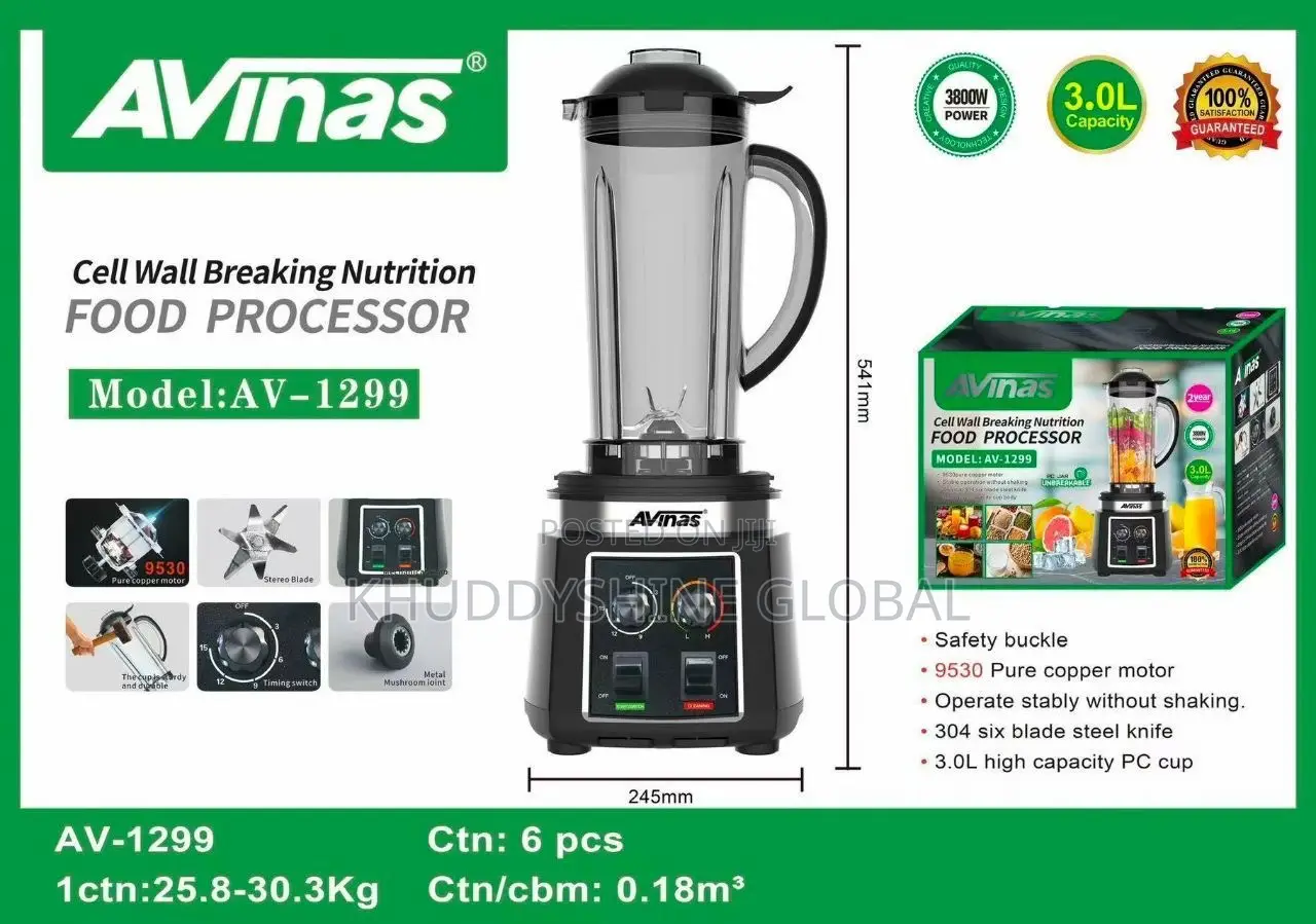 128 Avinas High Quality 3l Blender 