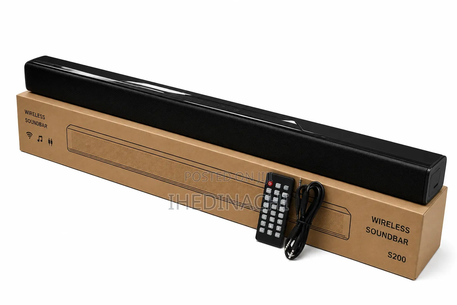 32 Inches Hifi Wireless TV Soundbar Speaker With Deep Bass