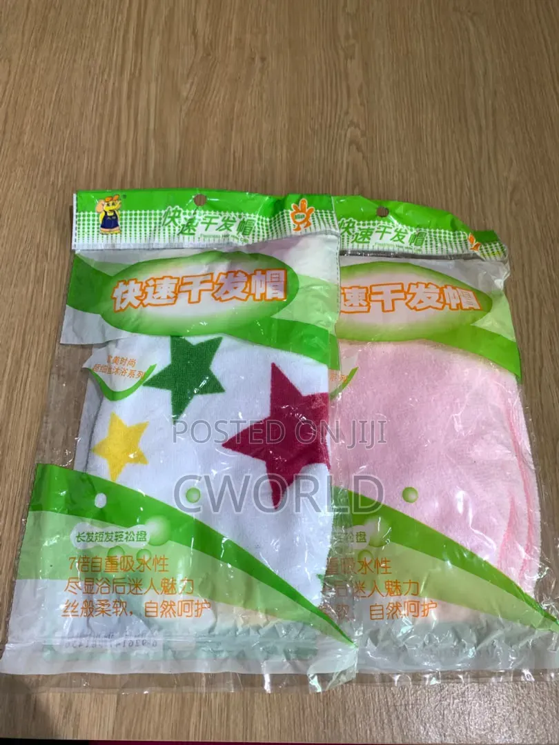 Quick-Dry Microfiber Hair Towel Cap