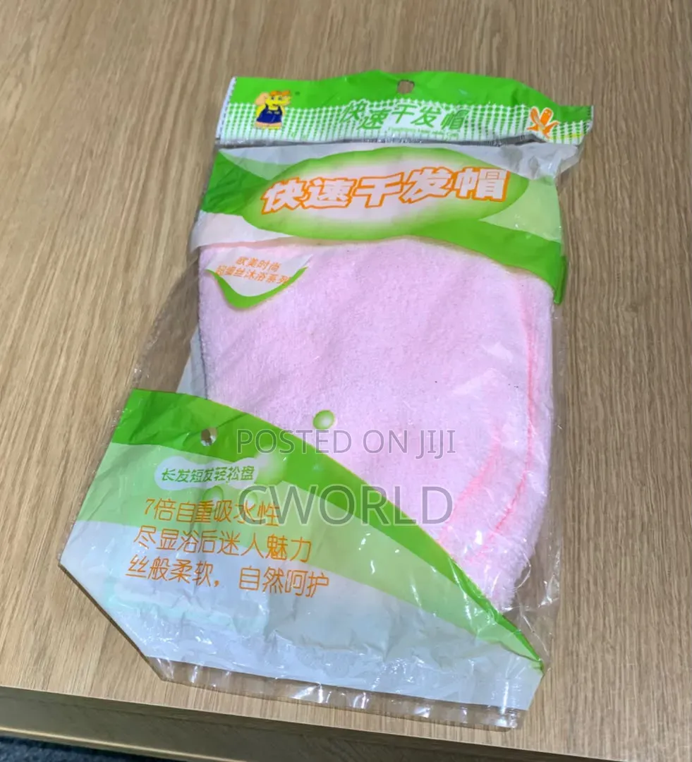 Quick-Dry Microfiber Hair Towel Cap