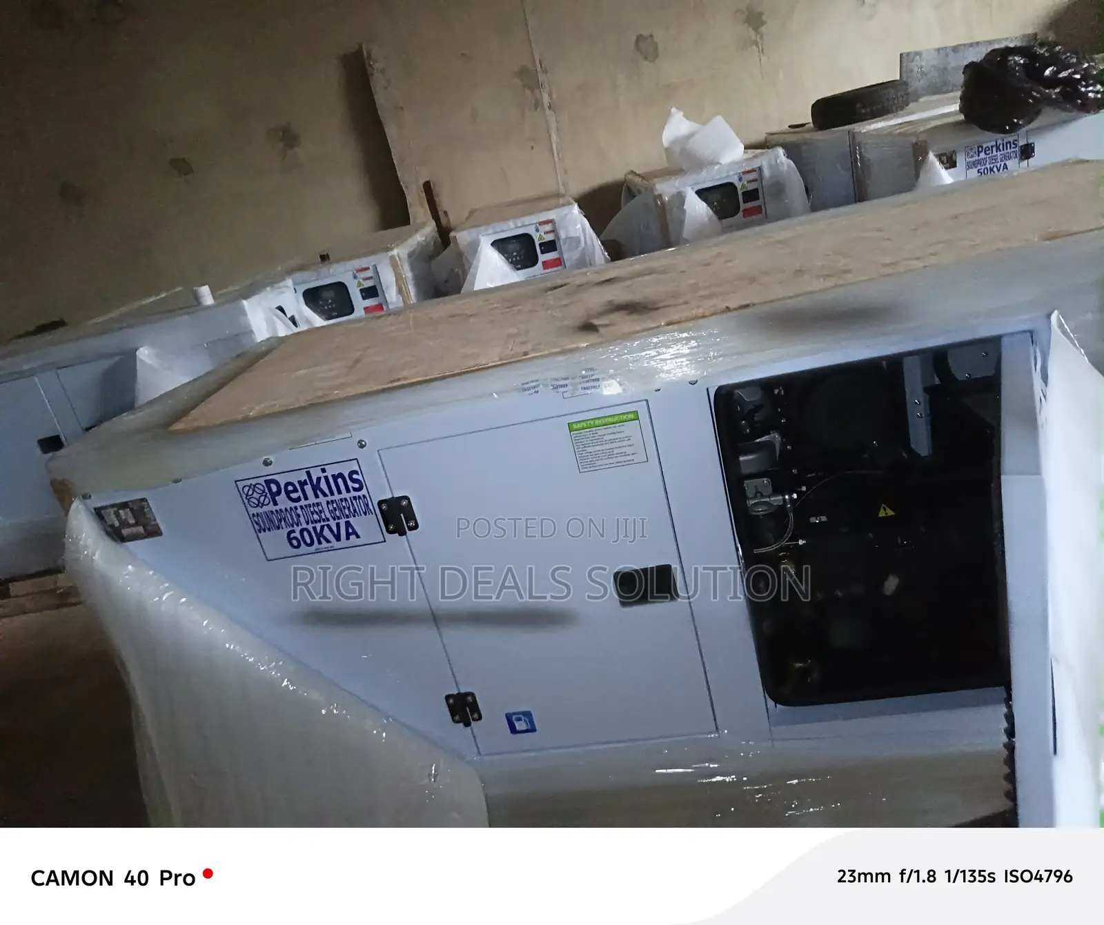 Perkins 60kva Generator Set With Rugged Design