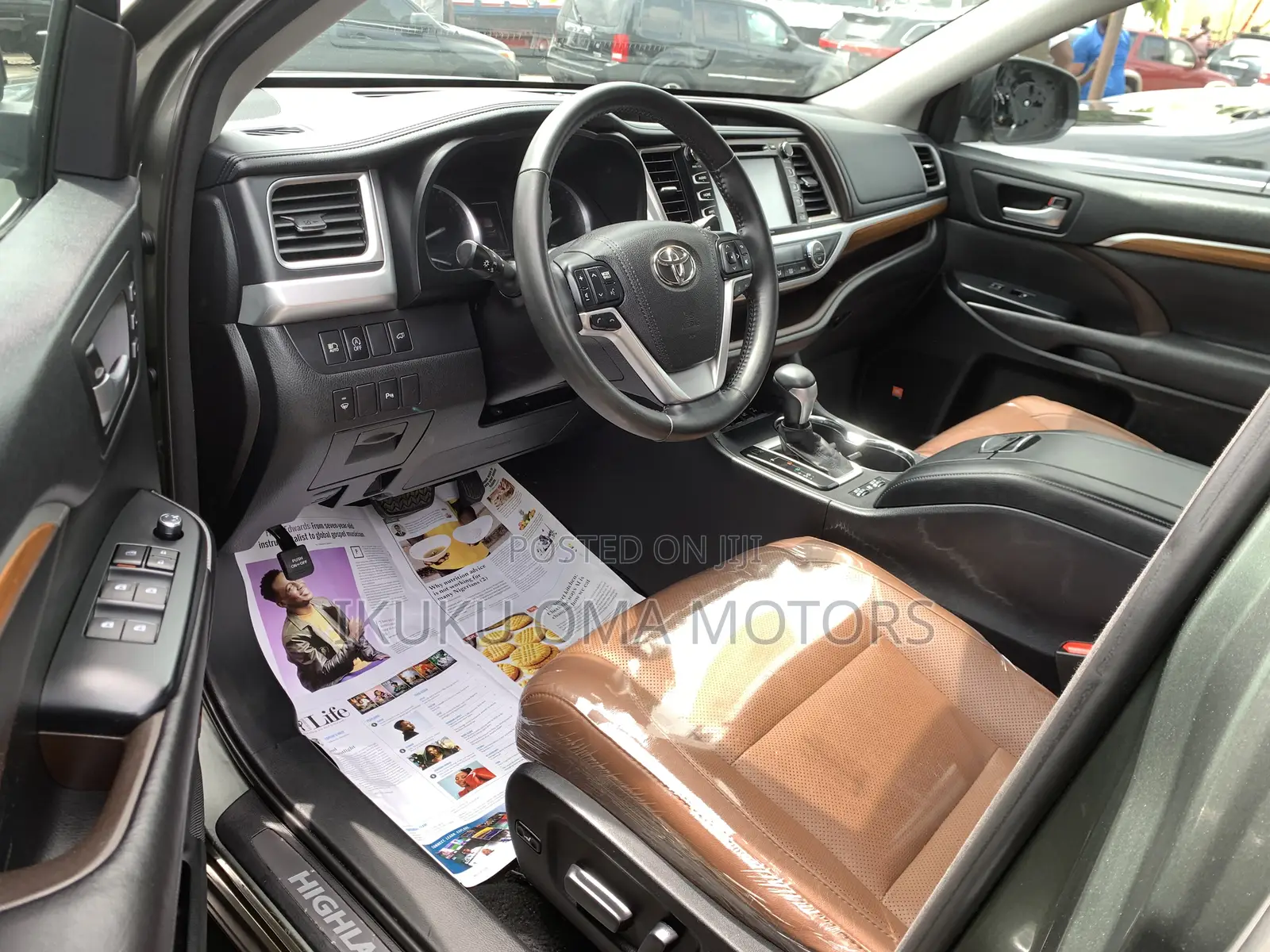 Toyota Highlander Limited Platinum 4x4 V6 (3.5L 6cyl 8A) 2018 Black