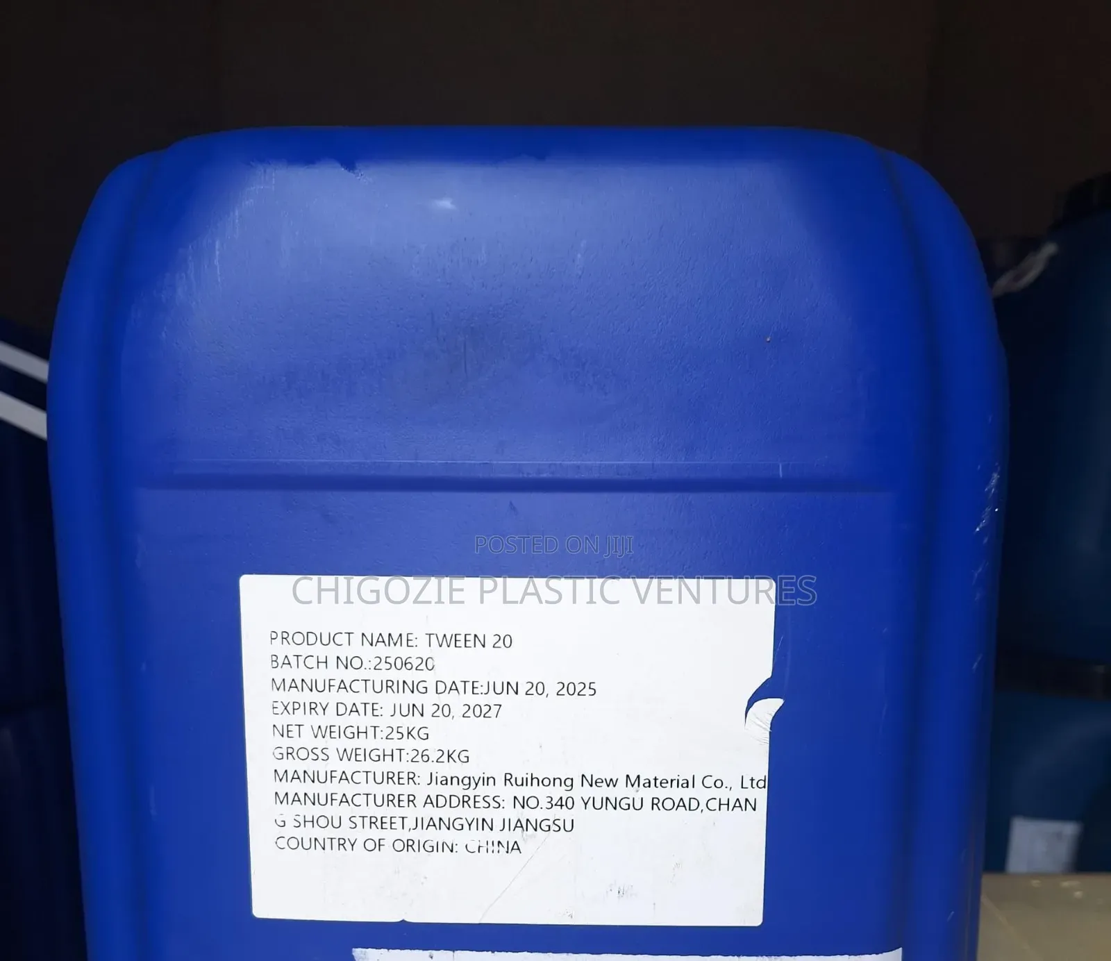Tween 20 Chemical