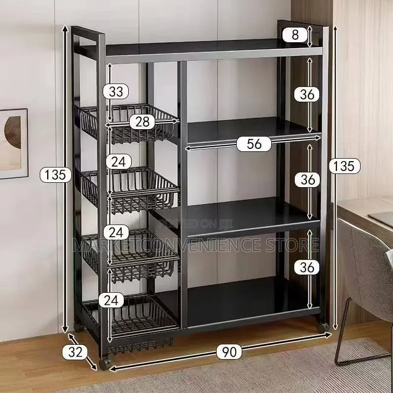 4 Tier Kitchen Storage Rack