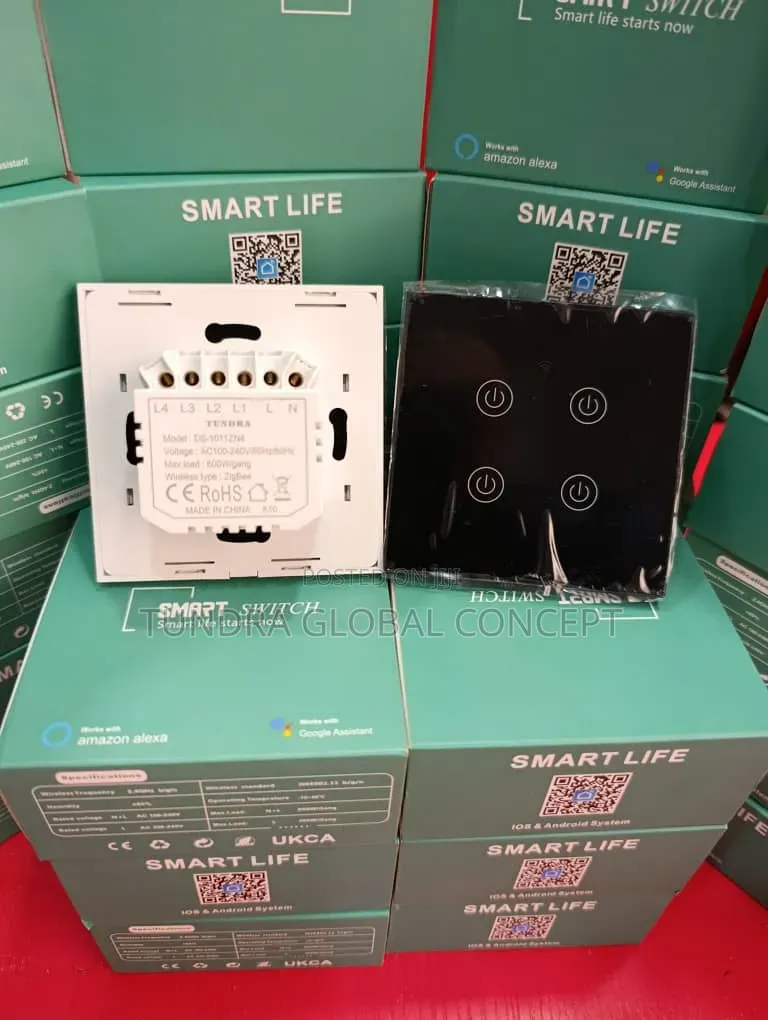 Tundra 4gang Zigbee Smart Switches
