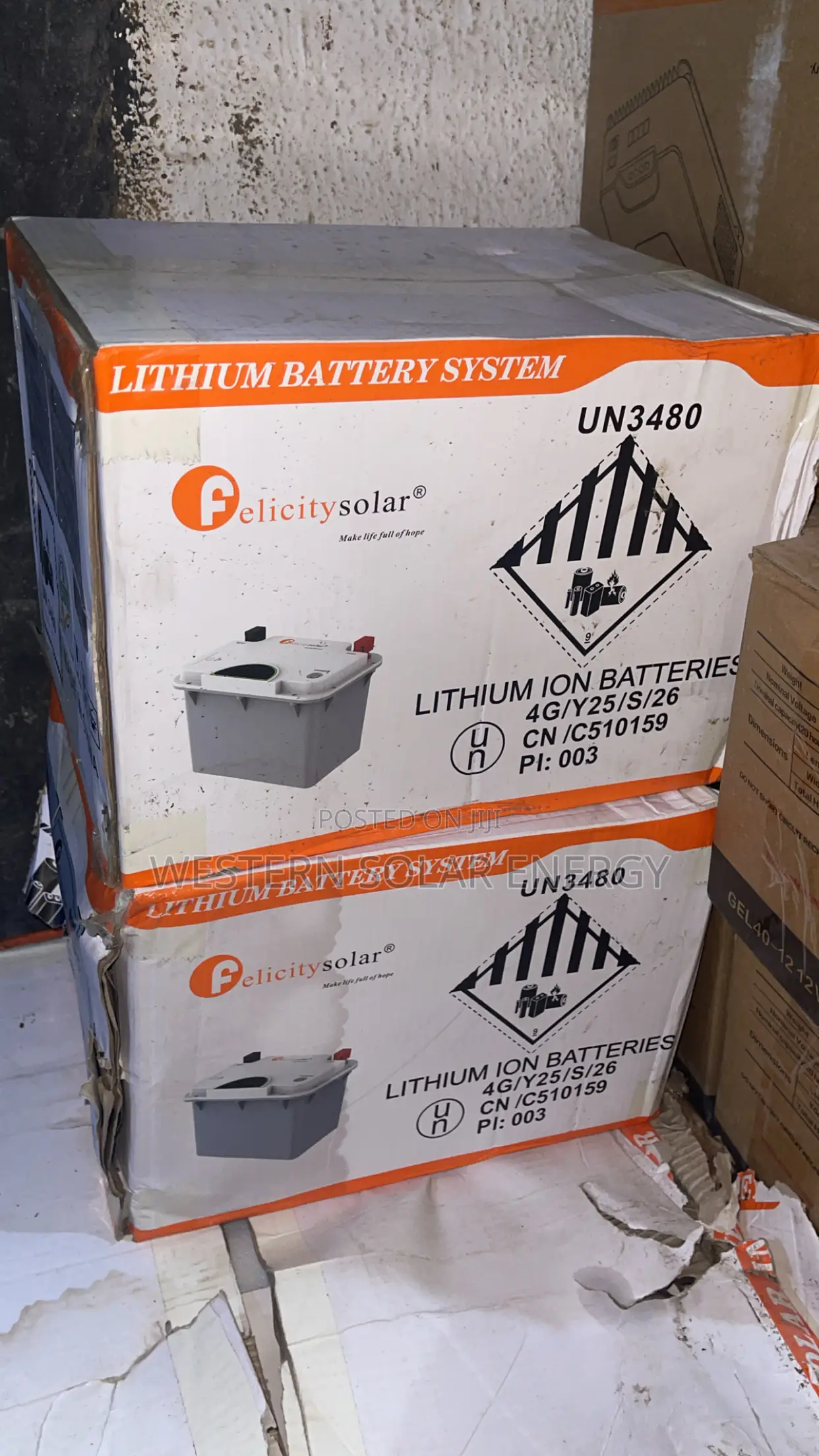 Felicity 1.28kwh 12v Lithium Battery