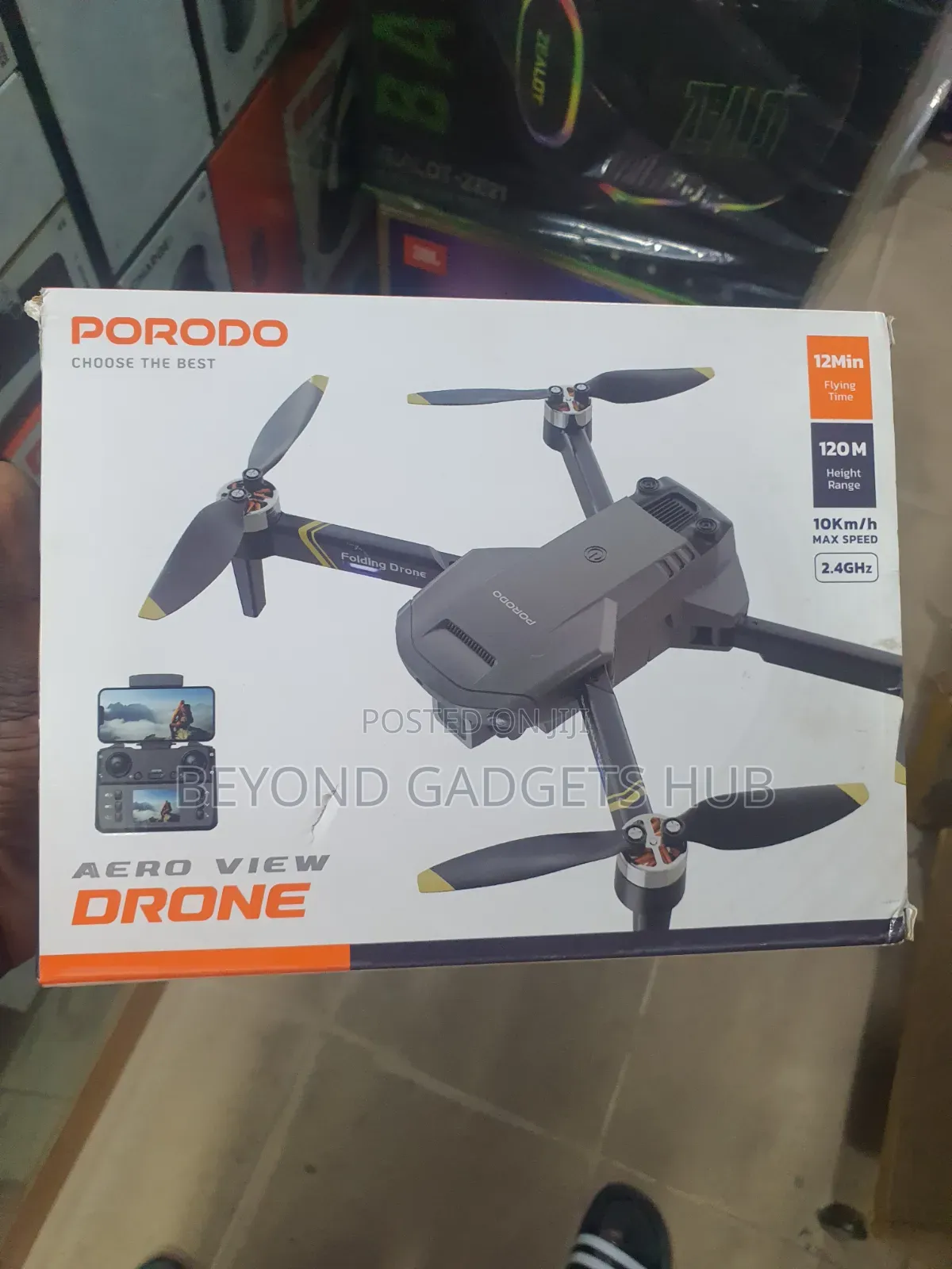 Porodo Aero View Folding Drone