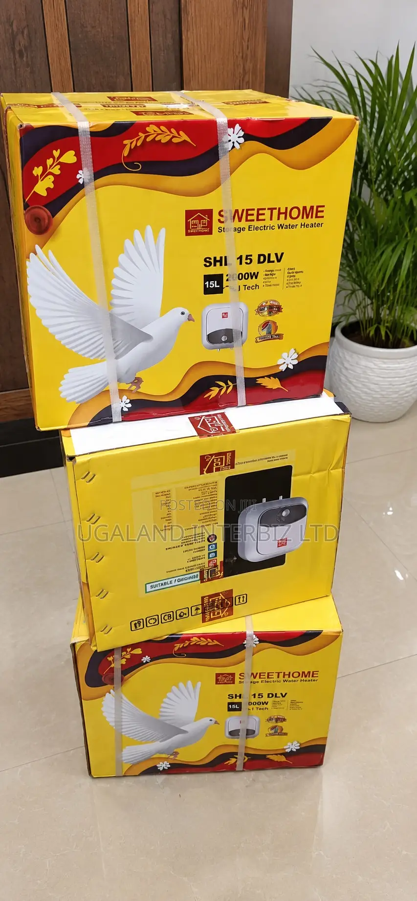 Sweethome 15l Storage Electric Water Heater