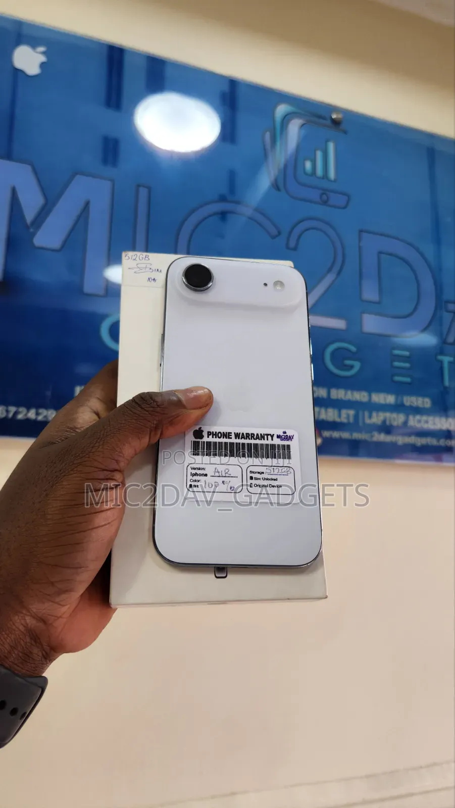 Apple iPhone Air 512 GB White