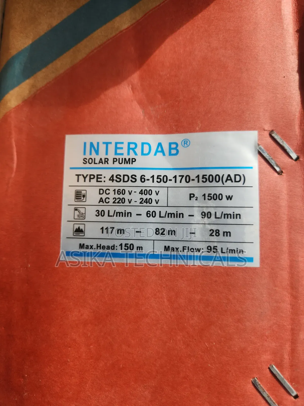Interdab Ac/Dc Submersible Pump