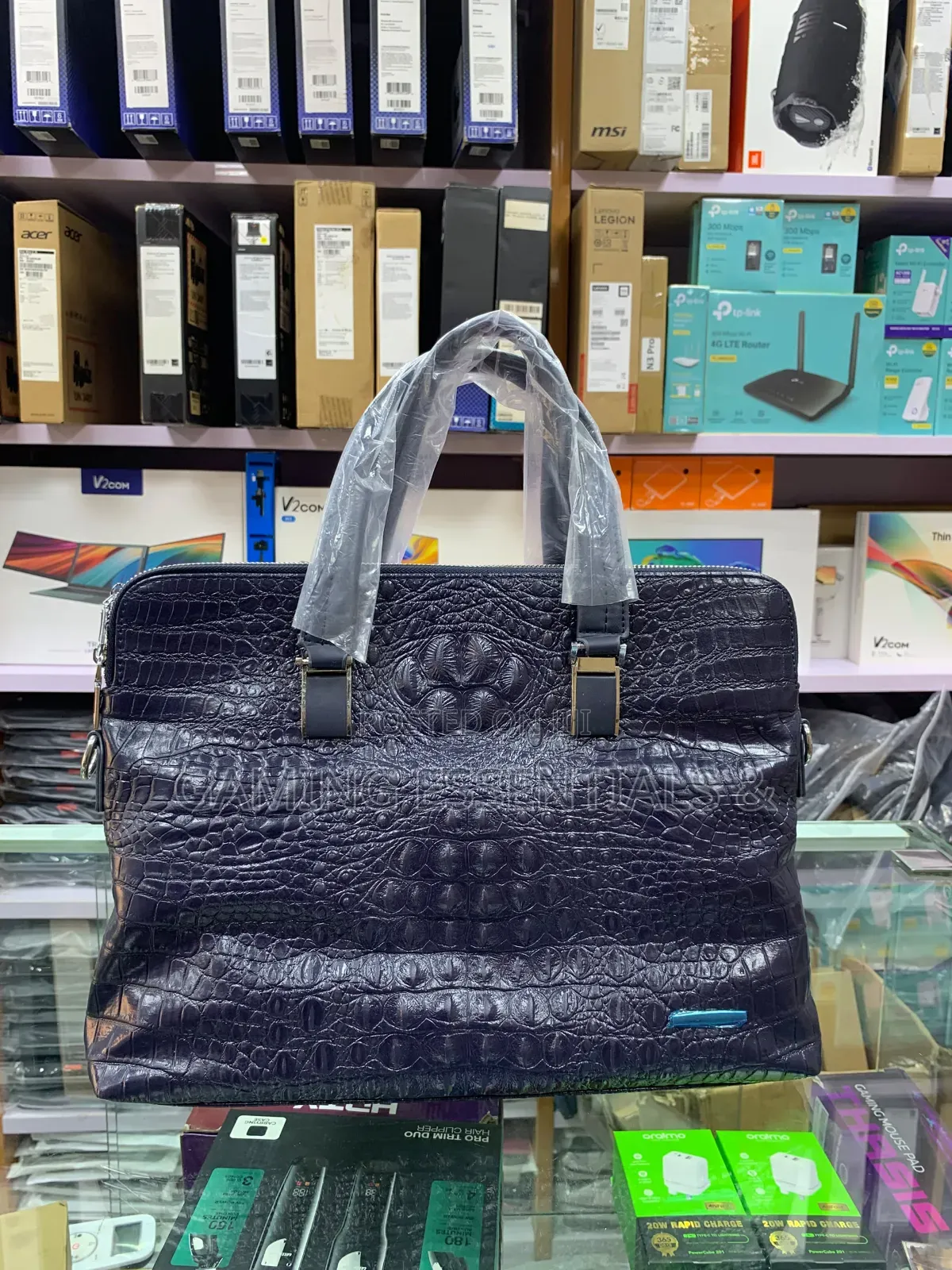 Croc Laptop Bag