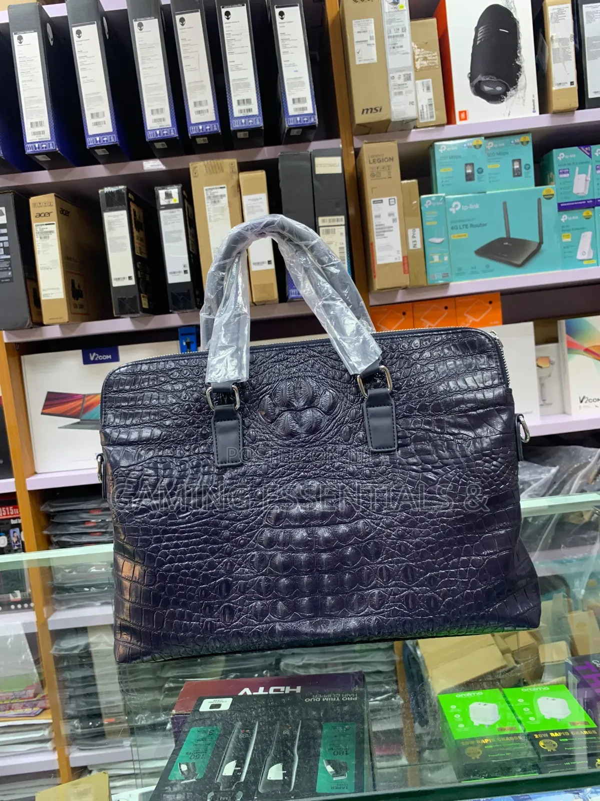 Croc Laptop Bag