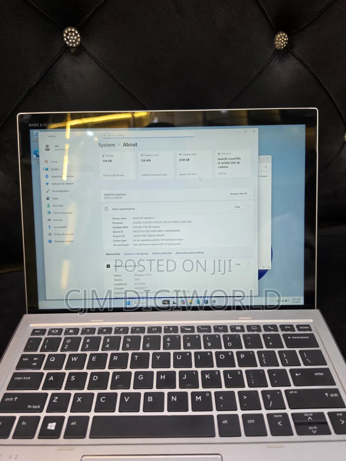 Laptop HP Elite x2 1013 G3 8GB Intel Core i5 SSD 256GB