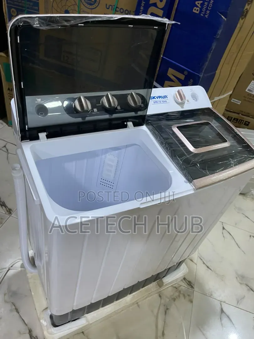 Skyrun 11kg Twin Tub Washing Machine Strong Machine for Daily Use
