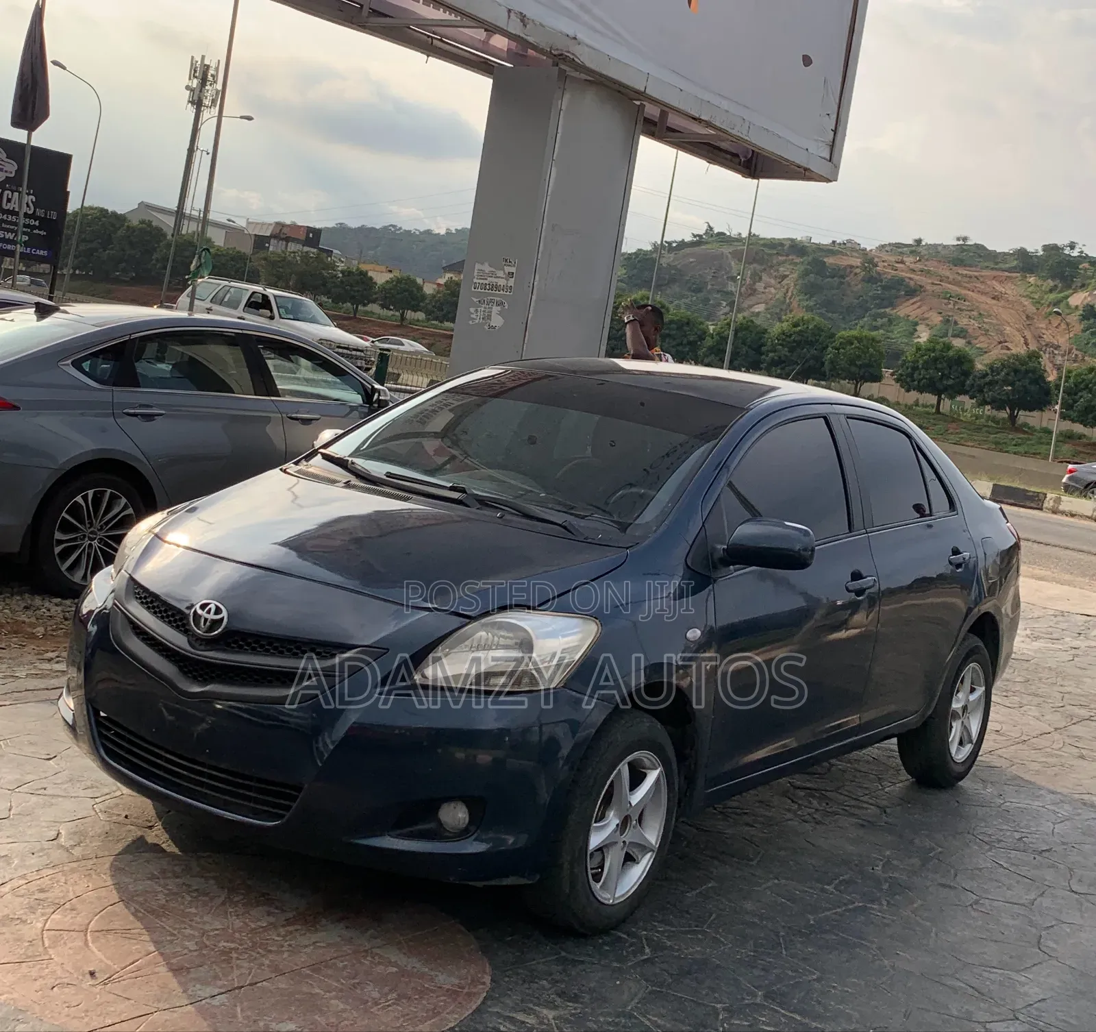 Toyota Yaris 2008 Blue