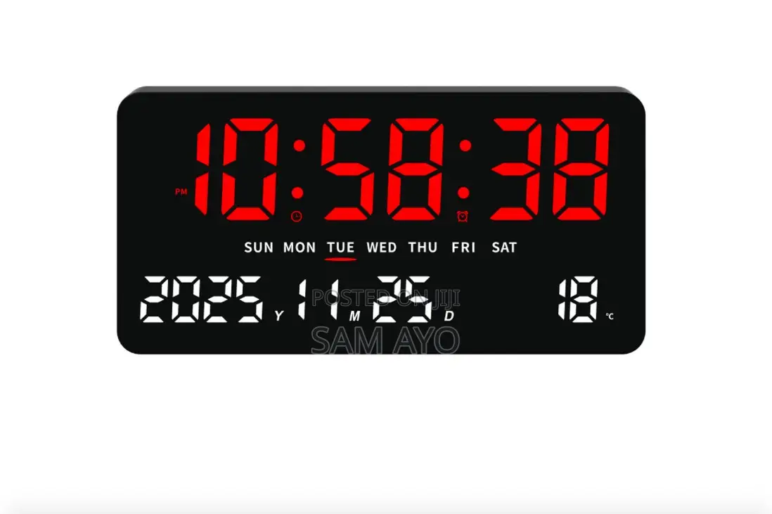 Dk-2613 Digital Clock - 26cm X 13cm X 3cm