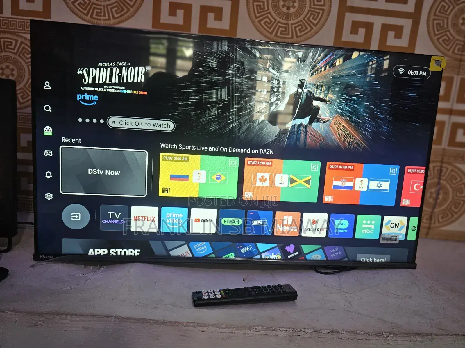 Neatly Used 40-Inch Hisense Smart Tv