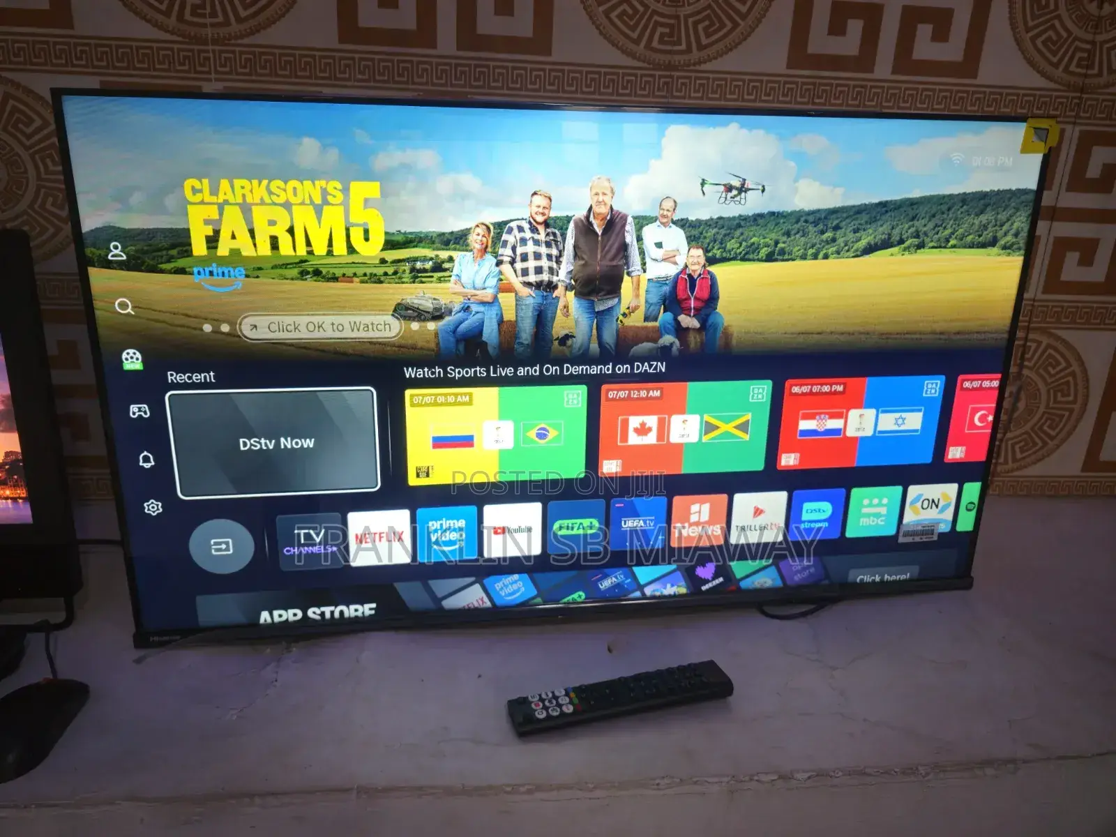 Neatly Used 40-Inch Hisense Smart Tv