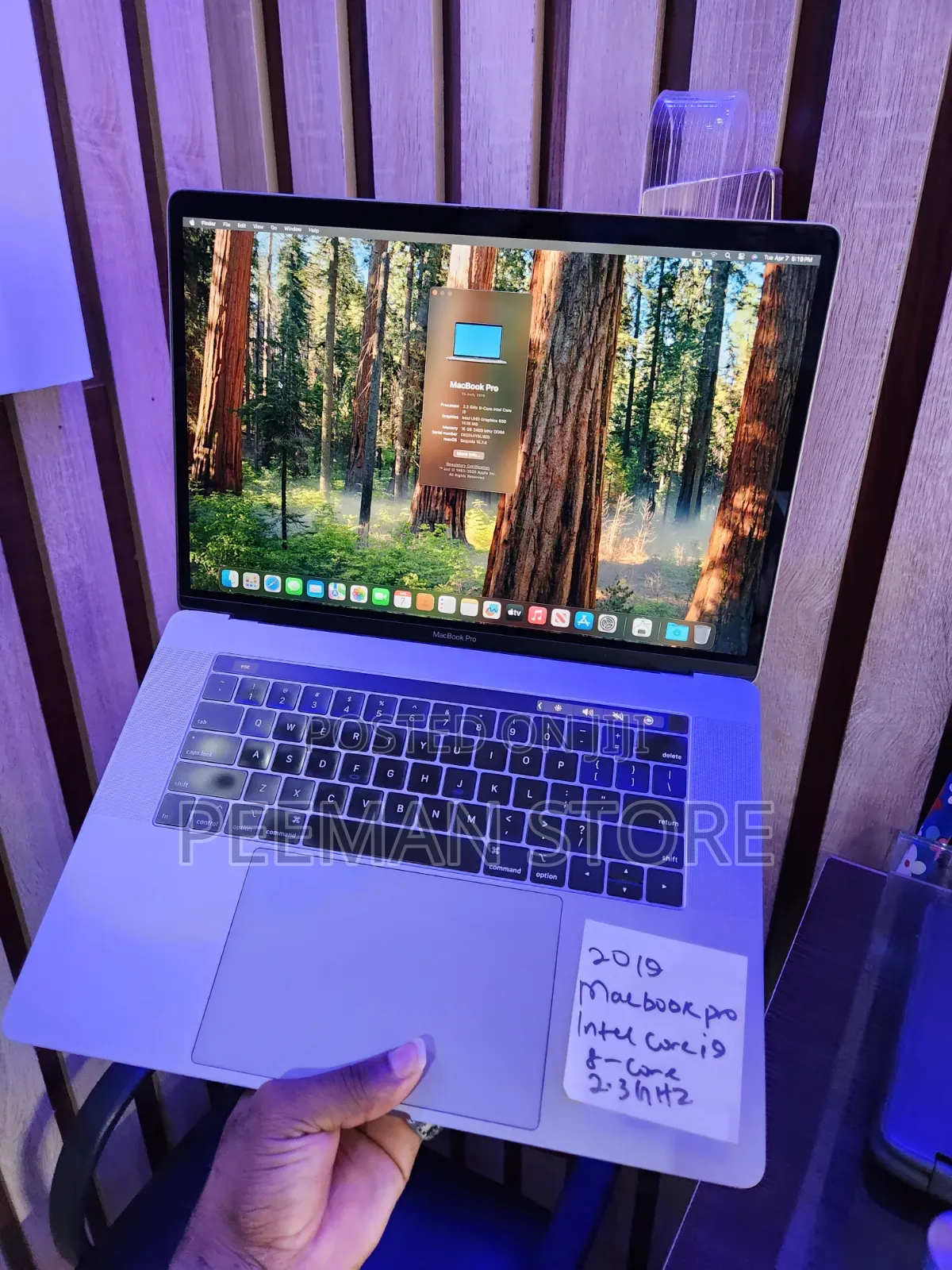 Laptop Apple MacBook Pro 2019 16GB Intel Core i9 SSD 512GB