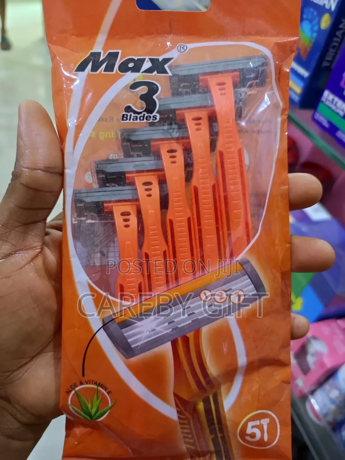 Doz Max Orange Shaving Sticks X5