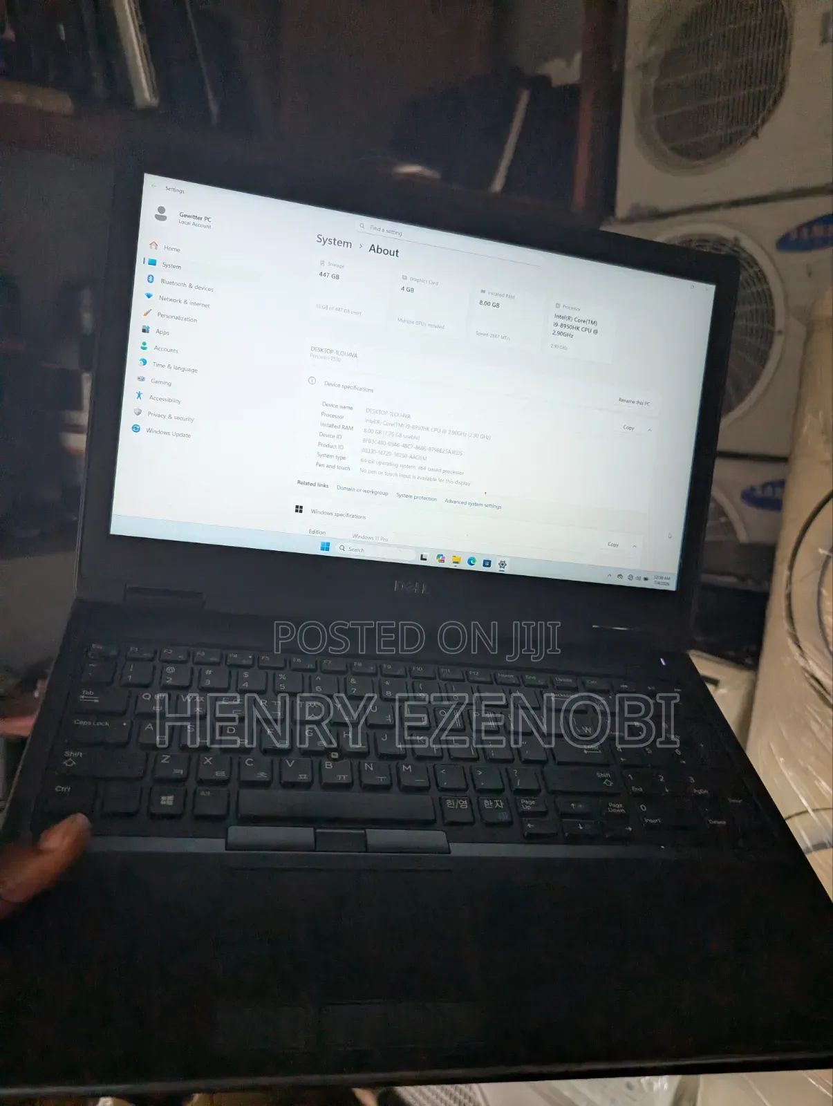 Laptop Dell Precision 7530 16GB Intel Core i9 HDD+SSD 512GB
