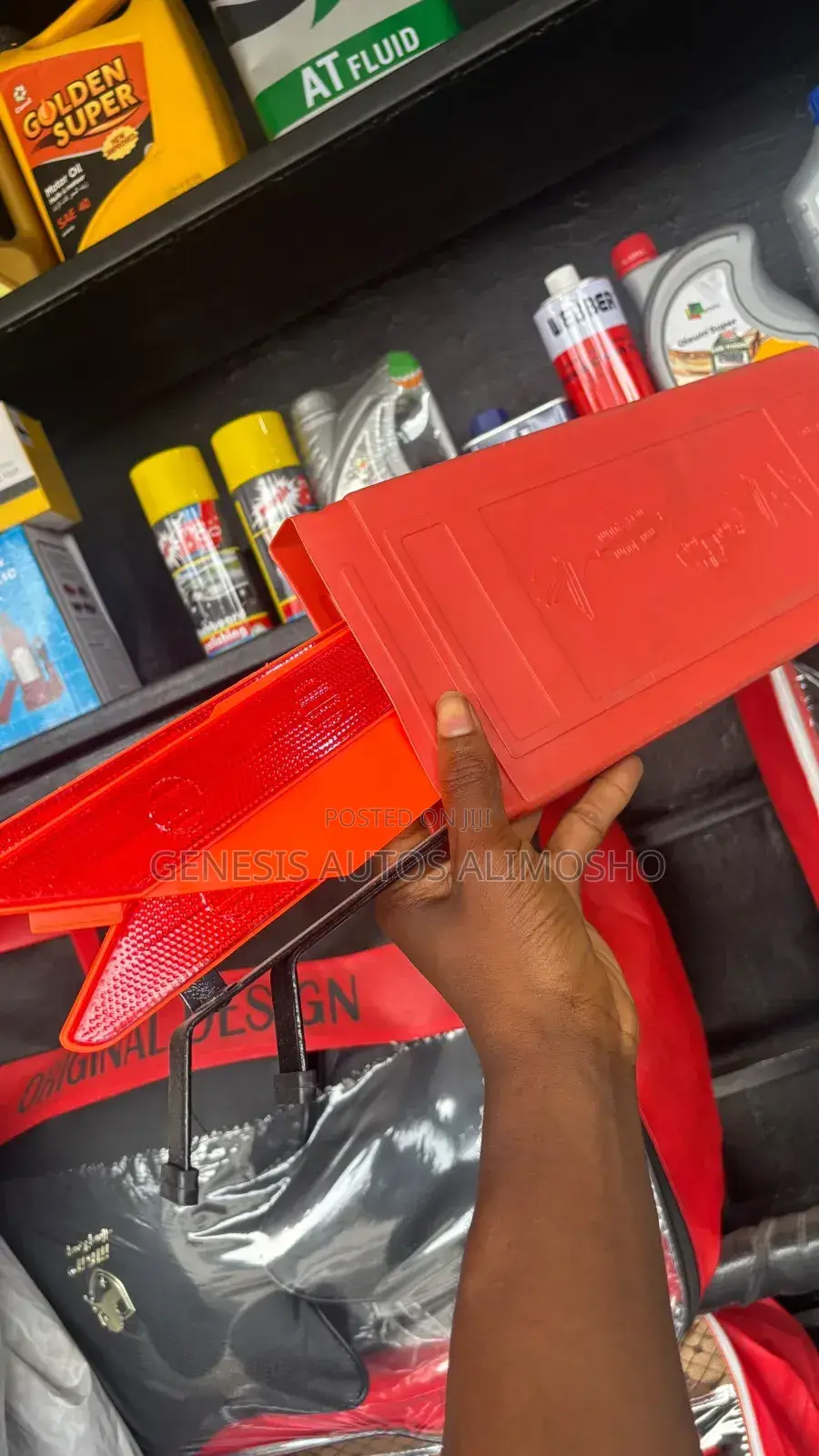 Premium Car Warning Triangle Kit C Caution